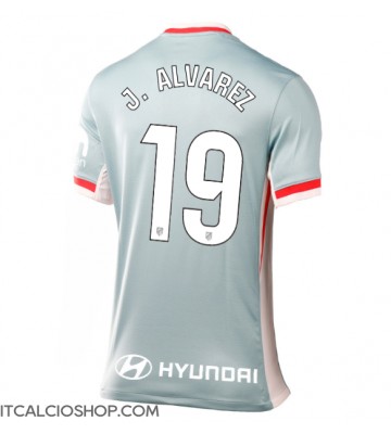 Atletico Madrid Julian Alvarez #19 Seconda Maglia Femmina 2024-25 Manica Corta